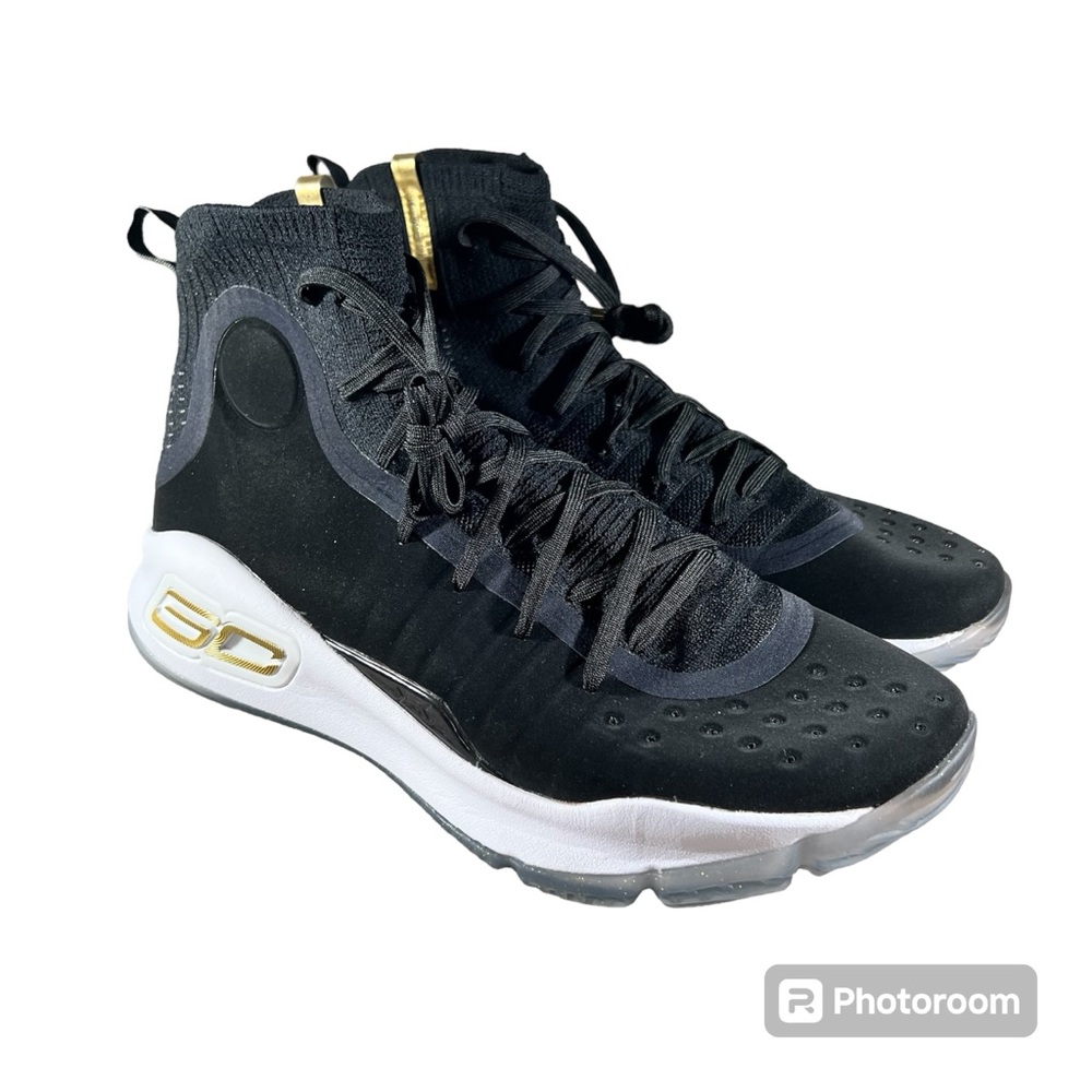 Under Armour Curry 4 More “More Dimes” 2017 Men’s Size 10 1298306-001 Black New